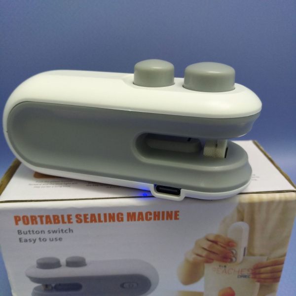 Запайщик (запаиватель) пакетов ручной с ножом Sealing machine / Портативный мини запайщик